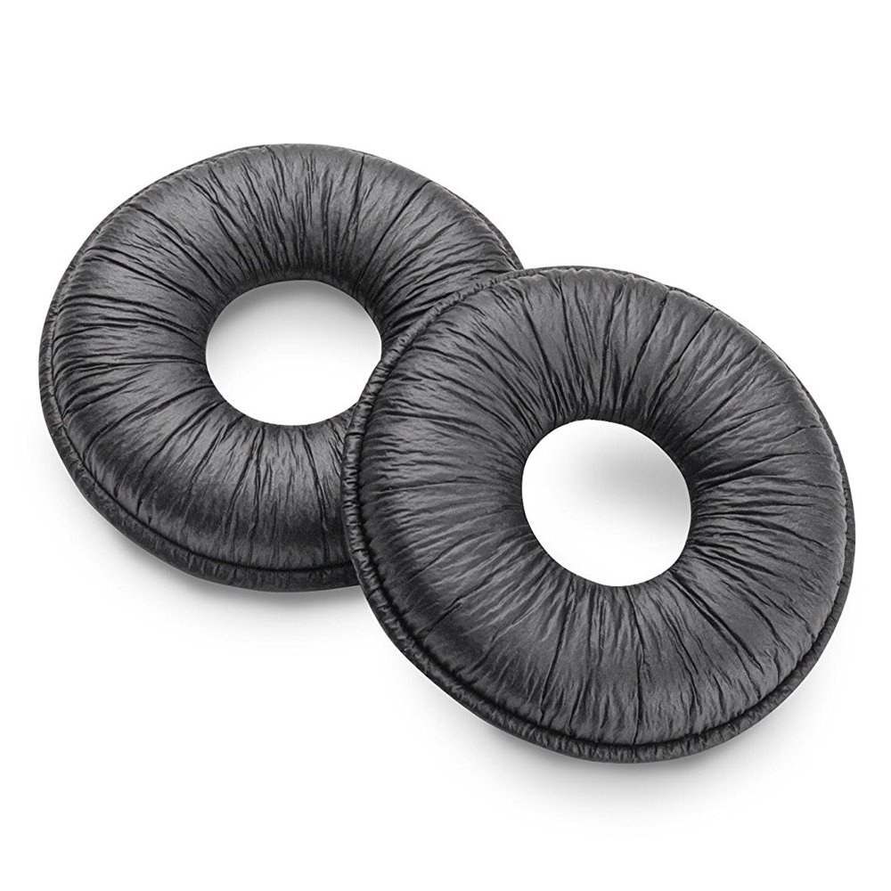MMOBIEL Ear Pads Replacement for Plantronics, Jabra, Sennheiser, Yealink & more Office Headsets - Protein PU, Memory Foam
