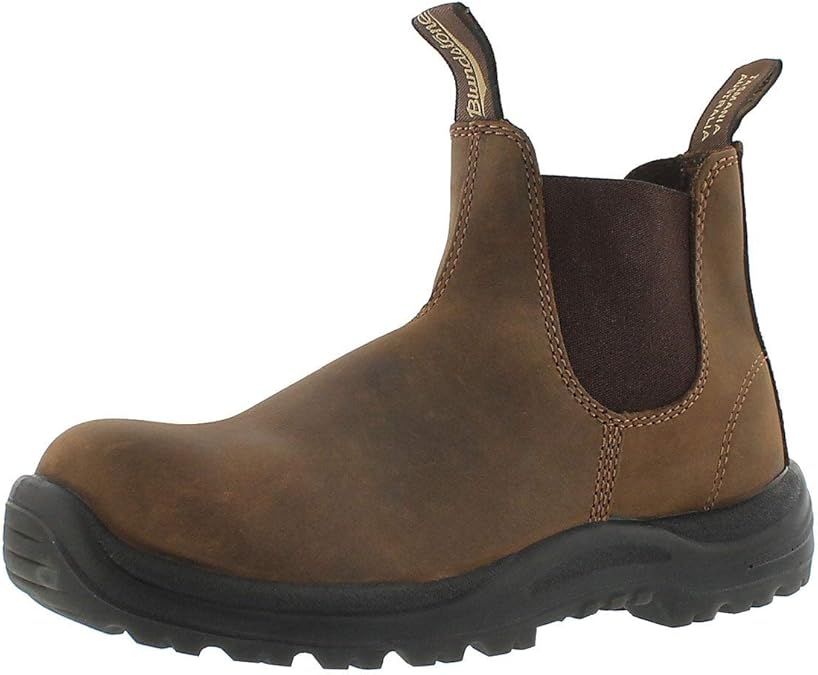 green patch certified safety boots