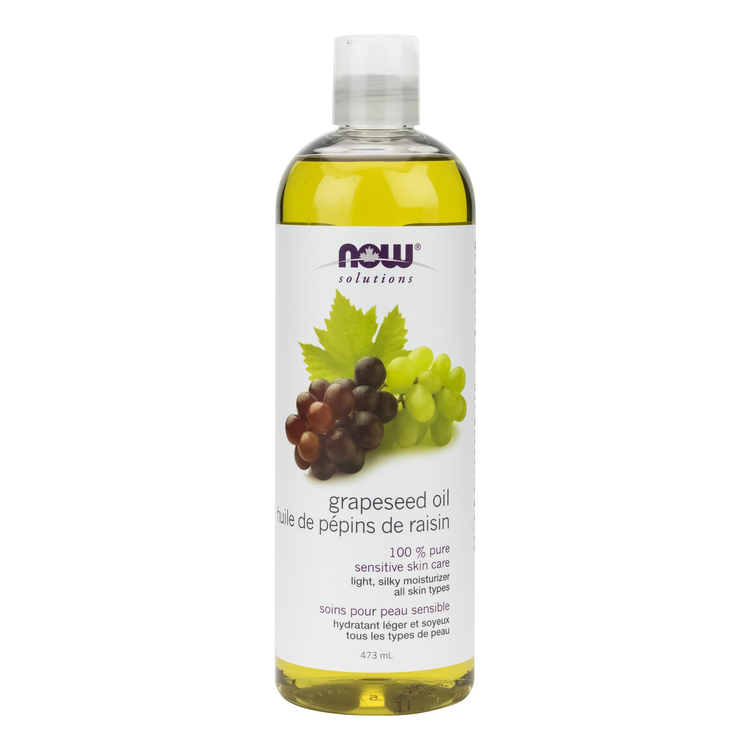 Now Foods Grape Seed Oil, Pure, 473 g
