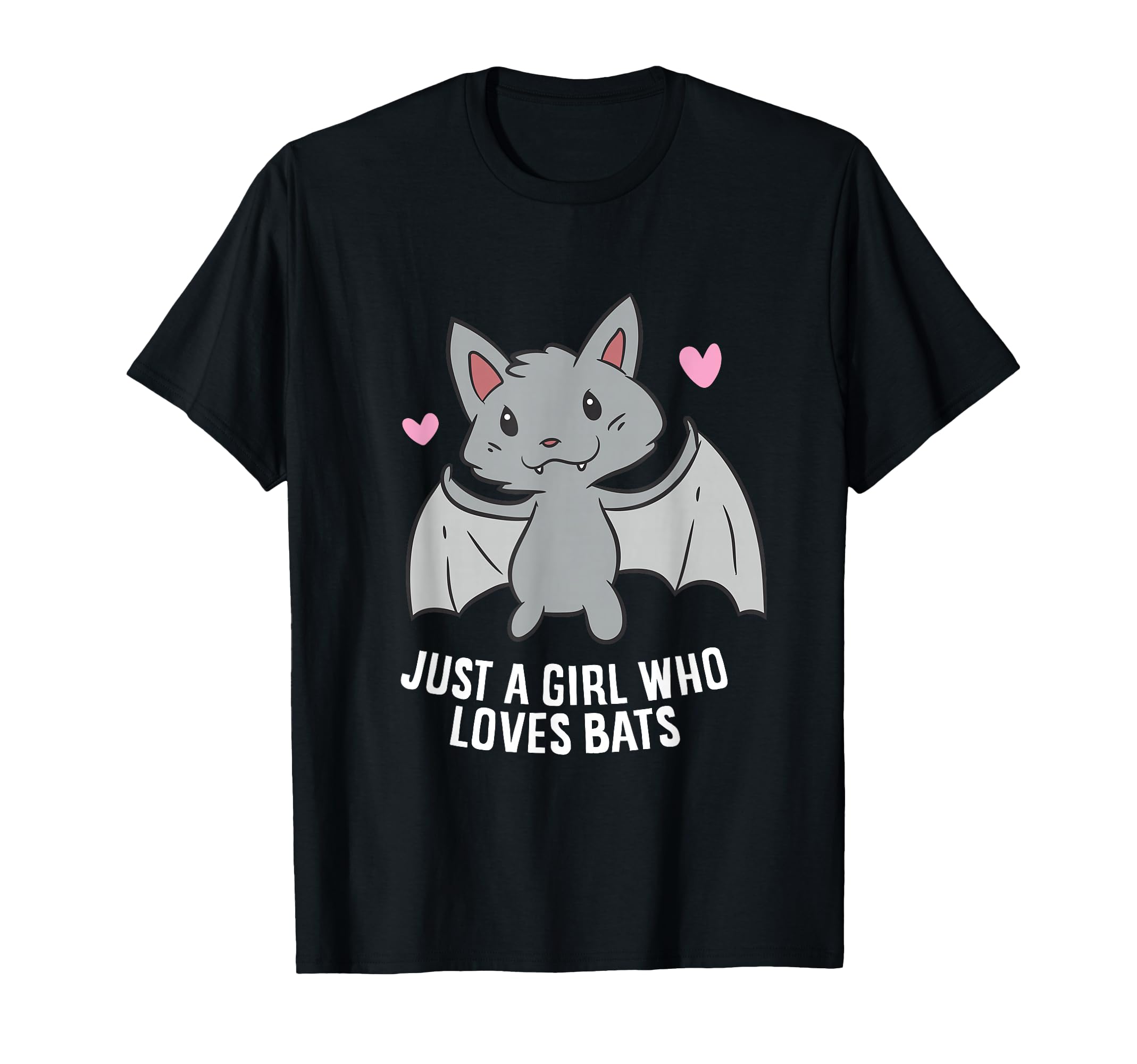 Photo 1 of   COLOR BLUE*****
Just a Girl Who Loves Bats T-Shirt 