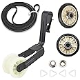 4392065 Dryer Repair Kit Compatible With Whirlpool Maytag Centennial, Amana, Admiral, Crosley Dryer, 349241T Drum Roller Kit, Idler 691366, Dryer Belt 341241 Whirlpool