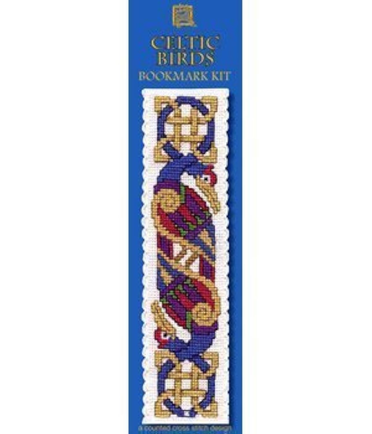 Textile Heritage Collection Cross Stitch Bookmark Kit - Celtic Birds