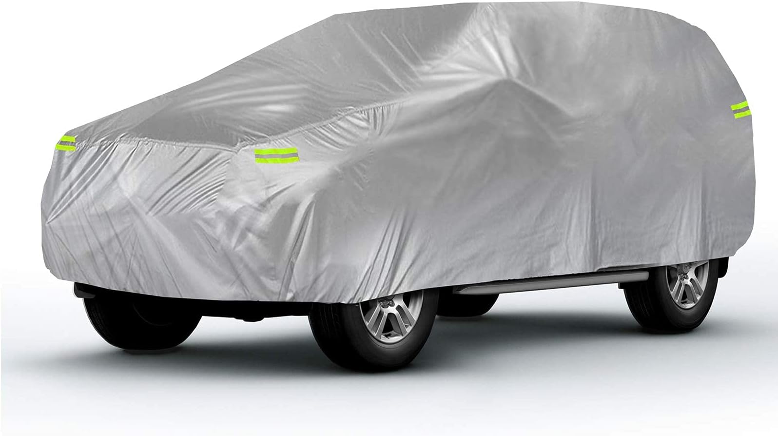 Sojoy Car Cover Protection from Snow, Dust, Leaf, Bird Dropping,Scratchproof Anti-UV Protector Auto Cover in Full Cover Universal Size (SUV)