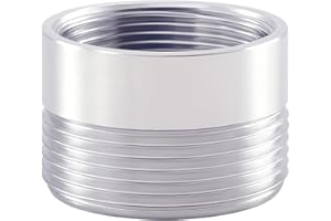 XNTONG Faucet Aerator Adapter - M19 Female to M22 Male Adapter, Chrome Brass Faucet Adapter, for Kitchen and Bathroom Faucet Adapter Kit Connection (F19-M22)