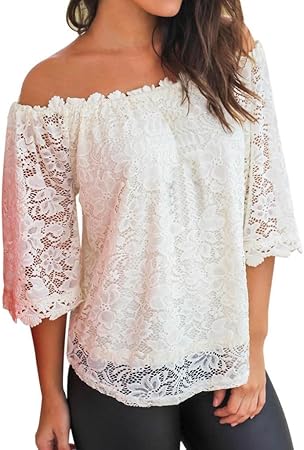 macy's white lace top