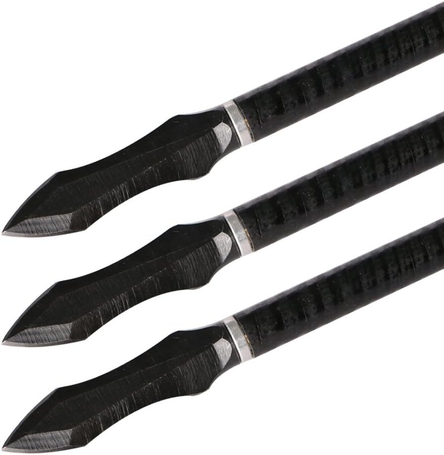 Amazon Huntingdoor 伝統的な 狩猟 矢頭 矢尻 アーチェリー用品 150gr ネジ式 矢先端 鋼製 クロスボウボルトと複合弓適用 12個 ダーツ矢 通販