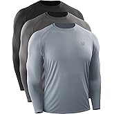 NELEUS Men's Dry Fit Long Sleeve Athletic Running Shirts