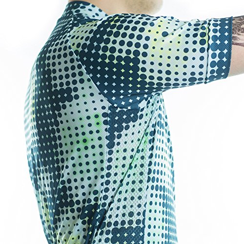 Racmmer Mens Breathable Short Sleeve Cycling Jersey Ultra-Light Cycling Clothing