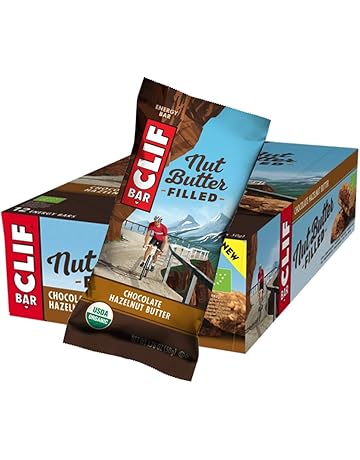 Barrita energética de avena rellena de crema de chocolate y avellanas BIO - CLIF - caja