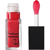 e.l.f. Glow Reviver Lip Oil, Tinted, Hydrating &amp; Non-Sticky, Red Delicious | High-Shine Tinted Lip Oil, Hydrating, Infused with Jojoba &amp; Nourishing Oils, Glossy Formula, Vegan &amp; Cruelty-Free