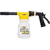 Clean Car USA Foam King™ Foam Gun Car Wash Sprayer - Connects to Garden Hose - Ultimate Scratch Free Cleaning - Snow Foam Bla
