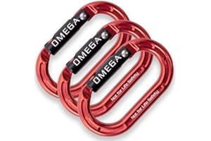 Omega Pacific Micro Raider Aluminum Keylock Straightgate 3 Pak - Our Top Carabiner has Been Scaled Down to Create The Ultimate Accessory Connector