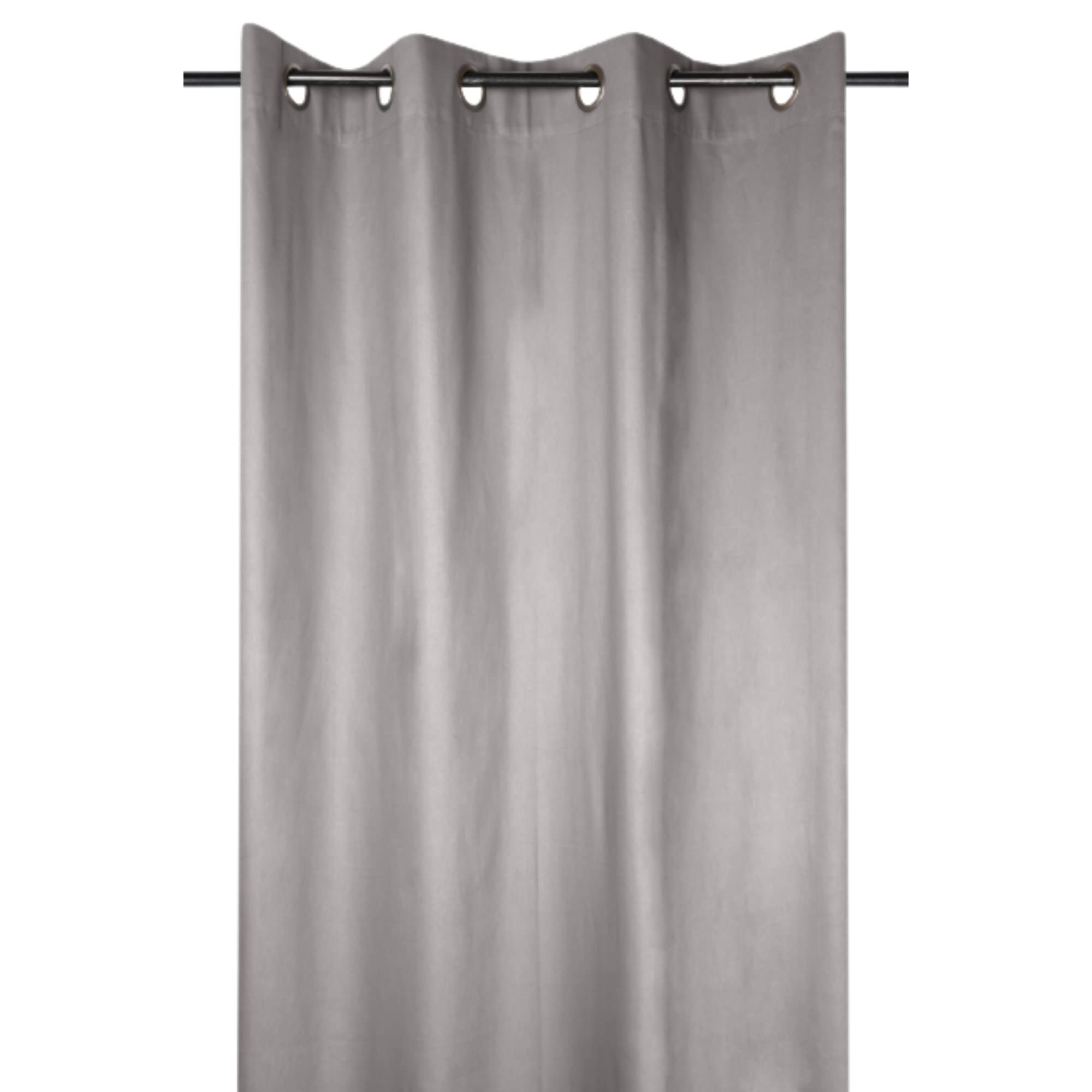 Lovely Casa - Eyelet curtain - Size 140 x 260 cm - 100% cotton - Natural colour - Oxford design - Cotton satin Very elegant and soft to the touch - 8 eyelets - Easy to attach