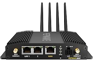 Peplink MAX BR1 Pro [CAT 20] | LTE-A Pro Modem with Redundant SIM Slots | Wi-Fi 6 | GPS Receiver| Drop-In Mode, Load Balancing / Failover, Ignition Sensing | MAX-BR1-PRO-GLTE-S-T-PRM