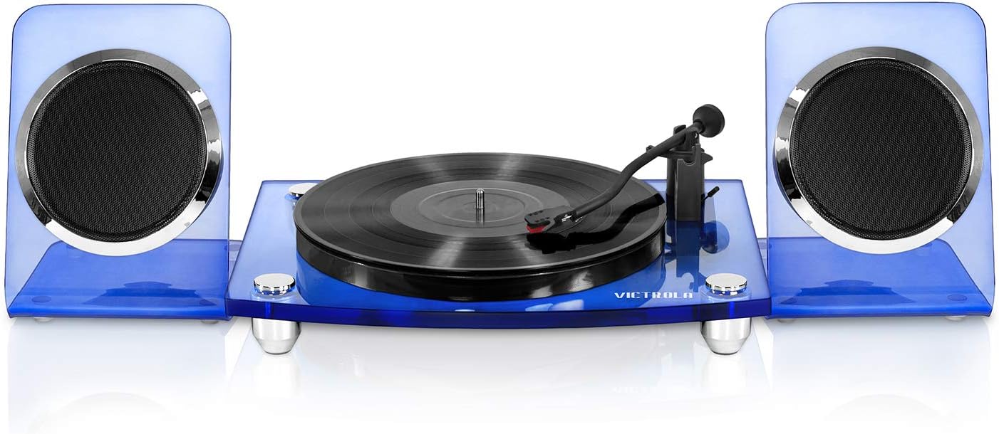 victrola clear turntable
