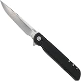 CRKT LCK + EDC Assisted Folding Knife with Liner Lock, Black, 3810 | 3.62" Drop Point Blade, Lightweight GRN Handle, Stainless Steel Blade, Smooth IKBS Pivot, One-Hand Flipper Opening