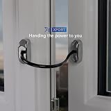XFORT Key Locking Inline Window Handle Polished Chrome UPVC Replacement view 7