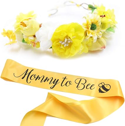 baby shower headband for mom