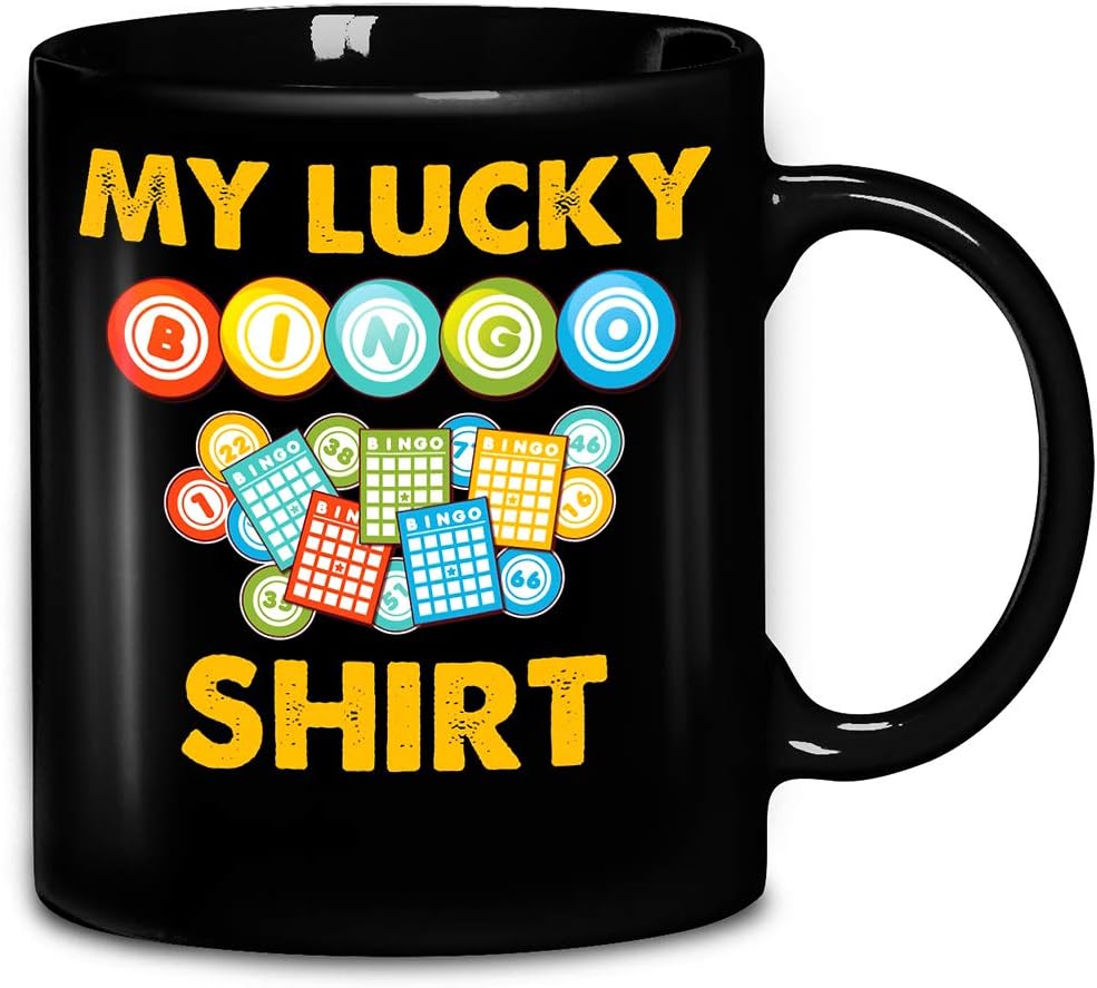 My Lucky Bingo Bauber Cute Coffee Mug 11oz Ceramic Tea Cups