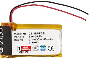 XSPLENDOR XPS Replacement Battery Compatible with Apple iPod Shuffle 4th, iPod Shuffle 5th