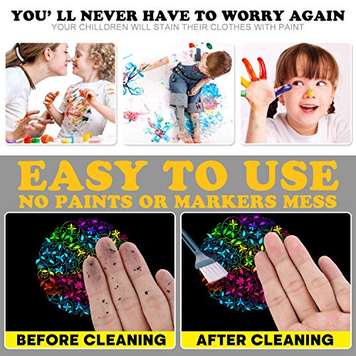 AUUGUU Halloween Scratch Art Craft Kit 50 Scratchboard Pieces + 5