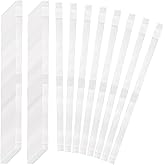 ZEAYEA 100 Pcs Glue Strips with Mesh Backing, 12 mm Hot Melt Adhesive Glue Strips for 80-110 Sheet Capacity, Thermal Binding 