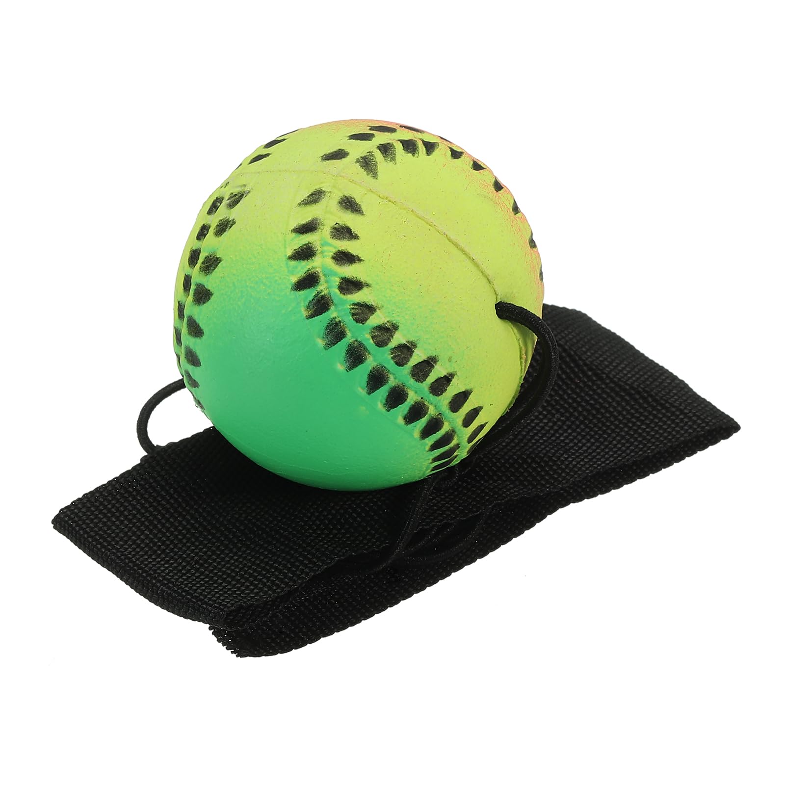 PATIKIL 1.9 Inch Sports Wrist Ball, Baseball Rubber Rebound Wristband Wrist Return Ball Sport on a String for Exercise Play, Mixed Colors