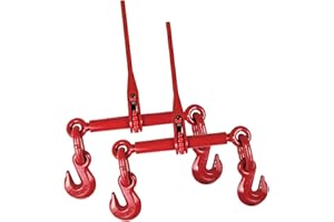 A A IN AAIN 1/2" – 5/8" Load Binders | Drop Forged Ratchet Type Load Binders with 13,000 LBS | Use with 1/2" Chain or 5/8" | Binders for Transporting, Towing, Logging Tie Down Binding(4 Pack)