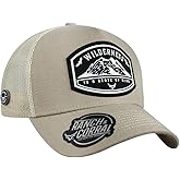 Ranch & Corral Wilderness Mountain Mesh Cap, Black, 3-5 3/8