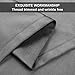 Fairyland Blackout Window Curtains Grommet Thermal Insulated Drapes 2 Panels 250g for Bedroom&Living Room(Light Grey, 52x63 in)