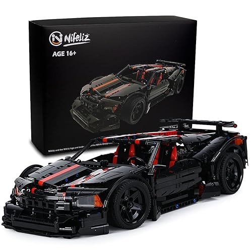 Nifeliz Sports Car X19 MOC Technique Building Blocks and