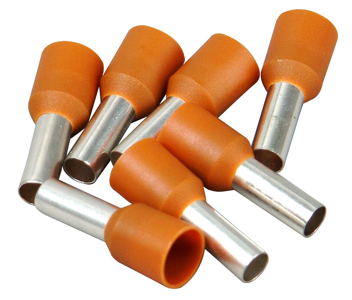 Kopp Wire End Sleeve 10 mm² Brown Pack of 25 354414094