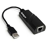 StarTech.com USB21000S2 - Adaptador tarjeta de red externa (USB, Gigabit, Ethernet, RJ45 hembra) negro