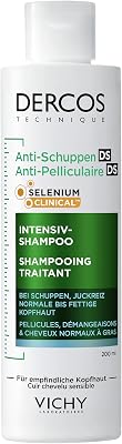 Dercos Psolution Anti Schuppen Shampoo 200 ml für fettige, juckende Kopfhaut & fettiges Haar - Tiefenreinigungsshampoo für Damen & Herren