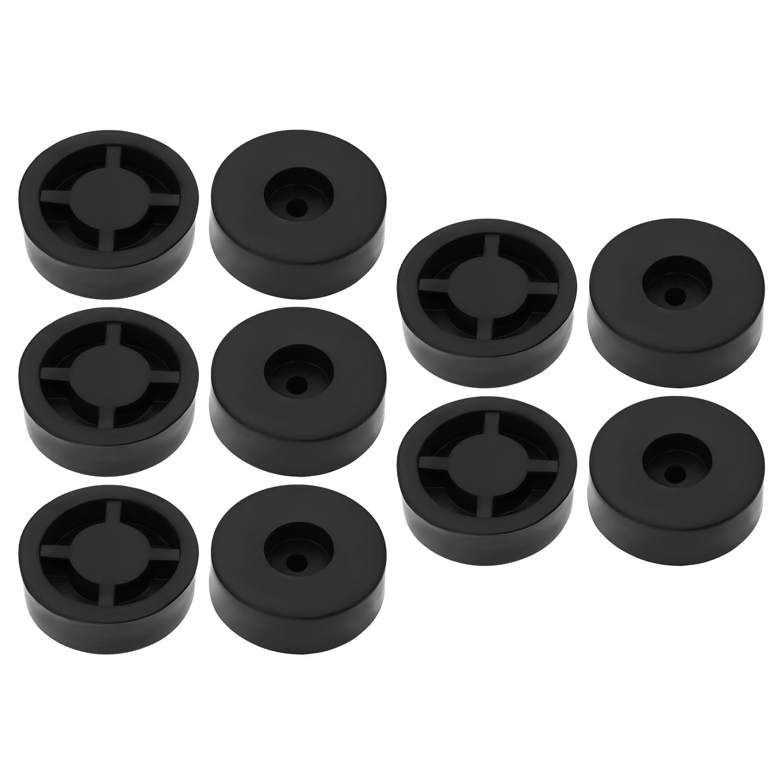 YINETTECH 10PCS Audio Floor Mat Subwoofer Rubber Feet Round Speakers Non-Slip Rubber Feet for Speakers Furniture Home Appliances Pad 45x15mm