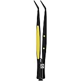 General Tools 70408 Bent Tip Lighted Tweezers