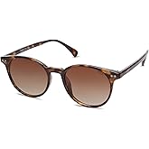 SOJOS Small Round Classic Polarized Sunglasses for Women Men Vintage Style UV400 Lens MAY SJ2113