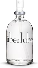Uberlube Silicone Base Lube - Unscented Silicone Lubricant Personal Lubrication : Latex Safe Privacy Sex Lube Liquid for Coup