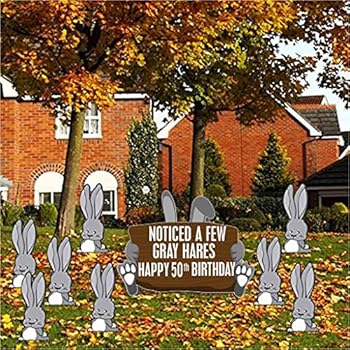 Amazon Com Adult 50th Birthday Gold Yard Sign Outdoor Lawn