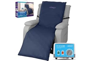 Kekoy Alternating Air Pressure Mattress Pad for Recliner Chair, Upgraded Anti-Slip Design, Pressure Relief Cushion & Bedsore Prevention for Elderly, Quiet Pump, Waterproof Cover for Home Hospital Use