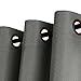 H.VERSAILTEX Linen Blackout Curtain 108 Inches Long for Bedroom/Living Room Thermal Insulated Grommet Linen Curtain Drapes Primitive Textured Burlap Effect Window Drapes 1 Panel - Heather Taupe Gray