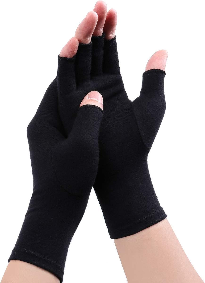 Guanti A Compressione Duerer Per Artrite - Senza Dita, Sollievo Dolore Per Tunnel Carpale E Reumatoide - Foto 7