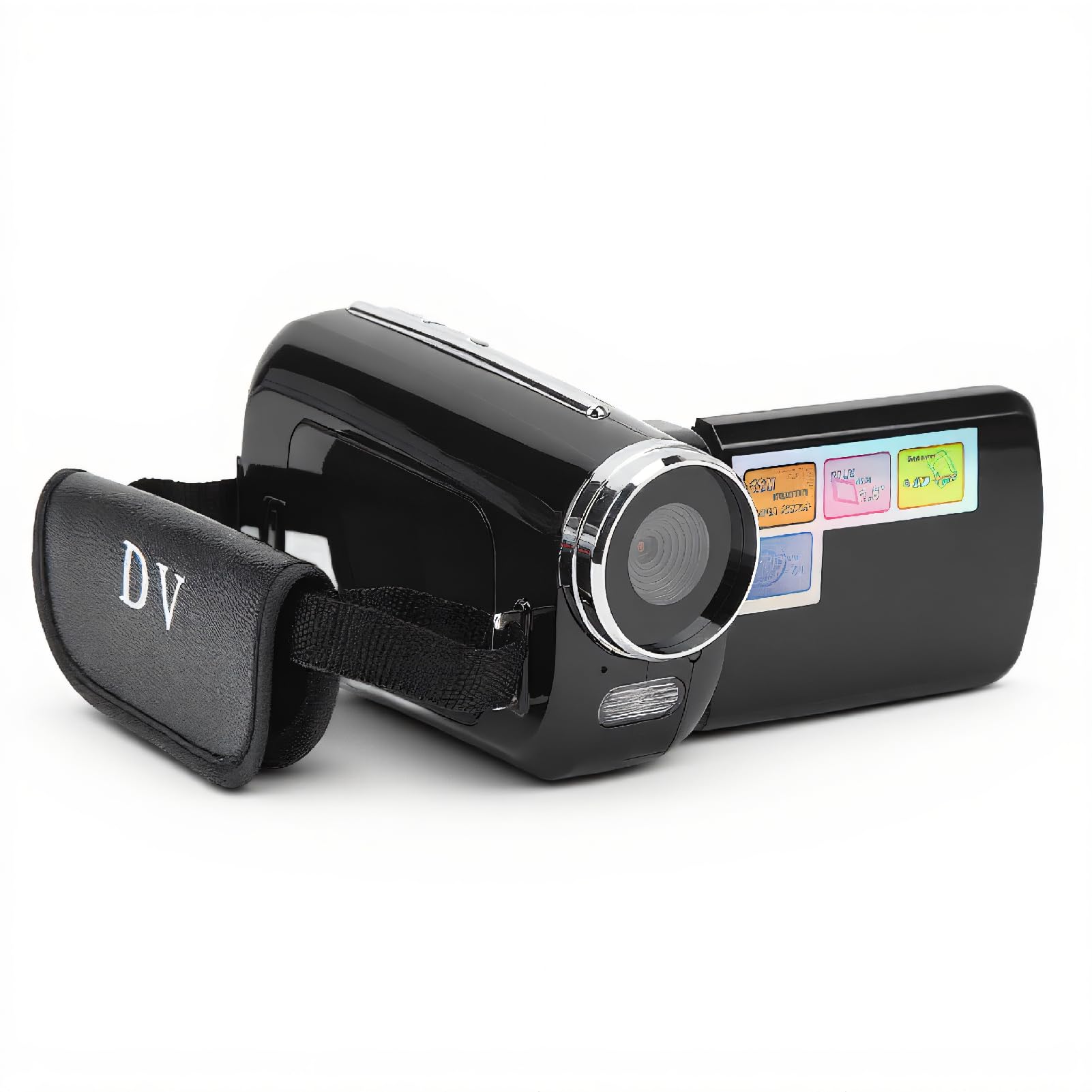 ASHATA Video Camera Camcorder Digital Camera Recorder, 720P Camcorder 12MP 4x Digital Zoom Video Camera Handheld Camcorder DV with 1.8 Inch IPS Touch Screen