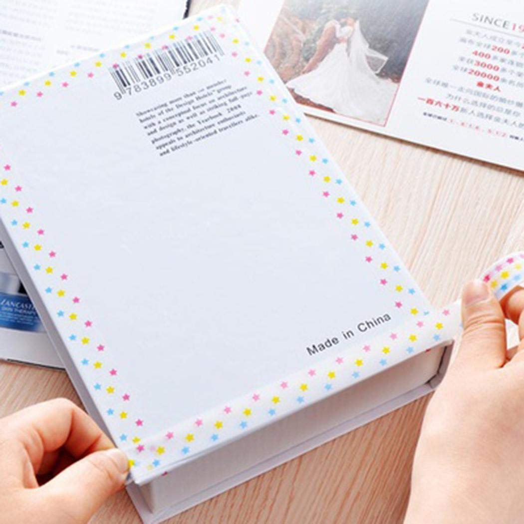 kirken 10pcs DIY Cartoon Tape Set Adhesive Scrapbooking Sticker for Scrapbooking Party Supplies Arts Crafts Decoration