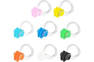 SAVITA Swimming Ear Plug and Nose Clip Set Reusable Waterproof Ear Nose Protector