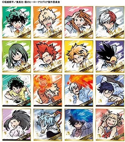Amazon 僕のヒーローアカデミア ビジュアル色紙コレクション ｂｒｕｓｈｓｔｒｏｋｅ Box商品 アニメ 萌えグッズ 通販