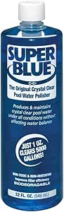 Robarb R20154 Super Blue Clarifier 1-Quart Crystal Clear Pool Water Polisher