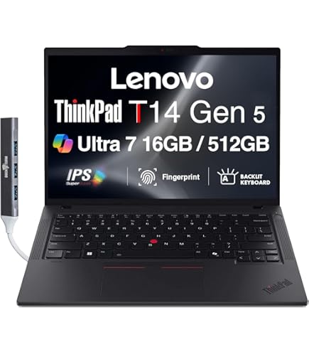 Amazon.com: Lenovo Thinkpad T14 Gen 5 (AMD) - AMD Ryzen 7 8840U 14