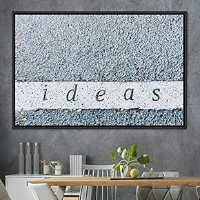 signwin Framed Canvas Wall Art Pressed Quotes 3D...