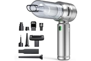 VNOST Car Vacuum,3 Suction Modes,Portable Mini Cordless Cleaner with 21000pa Suction Power,Type-C Charge,Handheld Vacuum for Home,Car, Office Desk, Keyboards